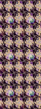 Organik elementler. Botanik çizim kalıbı. Raster deseni. Suluboya etkisi.