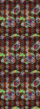 Çiçek arkaplanlı soyut zarafet eskiz deseni. Raster Güzel kumaş deseni.