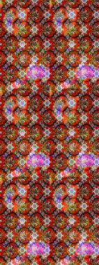 Kahverengi renkte güzel çiçekler, suluboya desenli, duvar kağıdı, kart ya da kumaş için fayanslı eskizler. Raster..