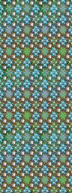 Yeşil renkli çiçekler. Nazik, narin çiçek arkaplanı. Raster çiçek desenli ve çiçekli..