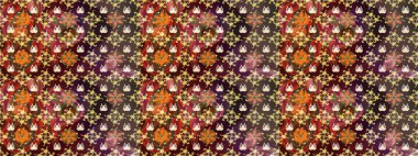 Modern stil dokusu. Çiçek desenli raster, kahverengi çizgi grafik deseni soyut raster arkaplan.