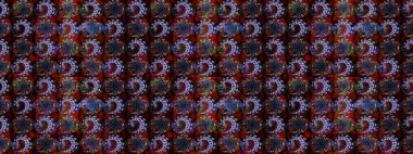 El yapımı çiçek ve bitki koleksiyonu. Raster illüstrasyonu. Eskiz tarzı siyah renkler. Şirin karalamalı çiçek desenli çizim. Raster illüstrasyonu.