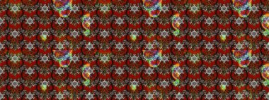 Çiçekli karalama şeklinde Raster çiçek deseni. Kahverengi renklerde bahar çiçekleri. Raster illüstrasyonu.