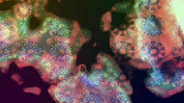 Raster illüstrasyonu. Raster illüstrasyonu. Eskiz tarzı kahverengi renklerde. El yapımı çiçek ve bitki koleksiyonu. Şirin karalamalı çiçek deseni çiz..