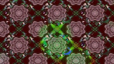 Renkli Yaz Temalı eskiz kalıbı. Düz Çiçek Elementleri Tasarımı. Güzel kumaş deseni. Raster illüstrasyonunda çiçek deseni çizimi.