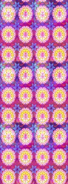 Raster illüstrasyonu. Şatafatlı bahar bahçesi dokusu. Çiçek deseni. Çiçek çizimi arkaplanı.