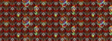 Çiçekli karalama şeklinde Raster çiçek deseni. Kahverengi renklerde bahar çiçekleri. Raster illüstrasyonu.