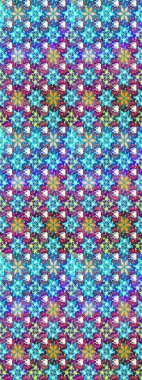 Çiçekler, dallar, bitkiler ve çiçekler. El çizimi. Güzel kumaş deseni. Raster illüstrasyonu.