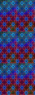 Eski usul küçük çiçekli şirin bir eskiz deseni. Raster illüstrasyonu. Moda arka planında parlak buketler. Kumaş, duvar kâğıdı ve kağıda yazdırmak için gelişen arkaplan.