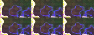 Gömlek baskısı için çiçek boyası. Yeşil renkli çiçekler. Çiçek eskiz kalıbı geçmişi.