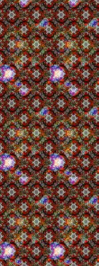 Kızılderili desenli desenli desenli şal deseni. Etnik Mandala süsü. Raster Henna dövme stili. Tekstil, tebrik kartı, boyama kitabı, telefon kılıfı baskısı için kullanılabilir.