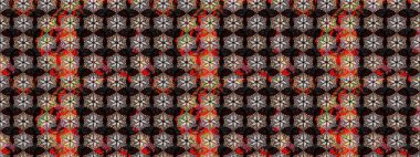 Şirin çiçek elementleri. Renkli Bahar Teması eskiz kalıbı. Raster illüstrasyonu. Taslak desenli, modaya uygun kumaş deseni. Düz Çiçek Elementleri Tasarımı.