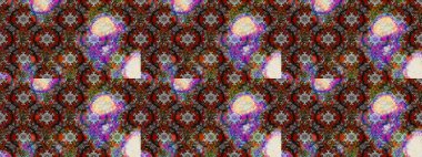 Organik motif arka planı. Çizim kalıbı. Raster illüstrasyonu. Ultraviyole kumaş deseni.