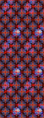 Modern, kırmızı raster arka plan duvar kağıdı çizimi, klasik çizgili desenli desenli çiçekler, çiçekli süsler. Çiçekli el çizimi çizimi deseni.