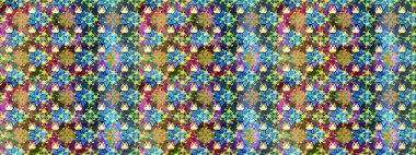 Modern stil dokusu. Çiçek desenli raster, mavi çizgi grafik deseni soyut raster arkaplan.