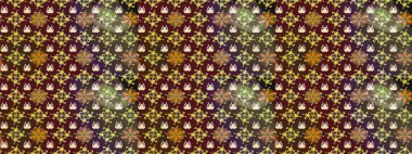 Kahverengi renkli çiçekler. Raster düz çiçek çizim deseni. Tasarım hediye paketi, tebrik kartları, posterler ve afiş tasarımı.