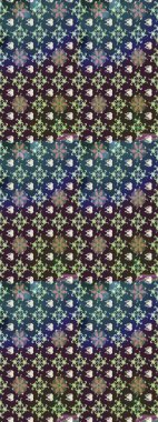 Bahar mevsimi. Nazik romantik baskı. Mor renkli çiçekler. Raster güzel bir çiçek deseni çizmiş. Tatil havası..