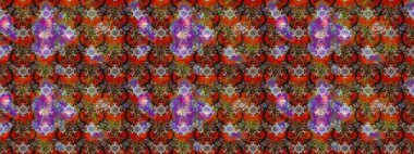 Tropik çiçek desenleri. Raster illüstrasyonu. Kahverengi renkte çiçekler.