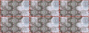 Düz Çiçek Elementleri Tasarımı. Sevimli çiçek raster deseni. Renkli Yaz Temalı Kusursuz Arkaplan. Modaya uygun kumaş deseni.