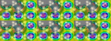 Raster suluboya çiçek deseni, narin çiçekler, yeşil çiçekler, tebrik kartı şablonu. Raster Güzel kumaş deseni.