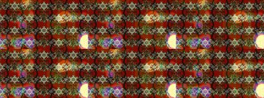 Raster illüstrasyonundaki çiçek desenli çizim. Kahverengi renkli çiçekler. Renkli Yaz Temalı eskiz kalıbı. Düz Çiçek Elementleri Tasarımı.