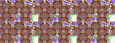 Tomurcukları papatya çiçekleri olan sevimli bir çiçek deseni. Eskiz geçmişi. Raster illüstrasyonu. Kumaş, tekstil, duvar kağıdı baskısı için. Eski usul. Miles Fleur, dandik süs.