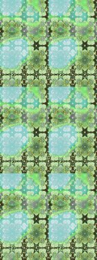 Küçük çiçekte güzel bir çiçek deseni var. Çiçekli çiçek deseni, suluboya. Raster deseni.