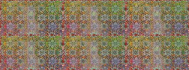 Gri ve kahverengi renkli çiçekler. Raster illüstrasyonunda kusursuz çiçek deseni.