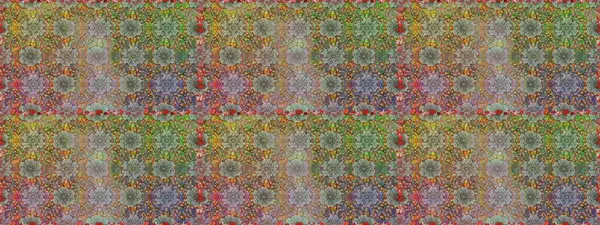 Gri ve kahverengi renkli çiçekler. Raster illüstrasyonunda kusursuz çiçek deseni.