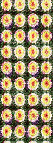 Raster illüstrasyonu. Çiçekli, yapraklı, çiçek desenli eskiz. El çizimi.