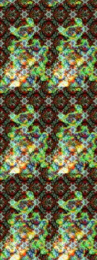 Düz Çiçek Elementleri Tasarımı. Renkli Bahar Teması eskiz kalıbı. Yeşil renkli çiçekler. Raster illüstrasyonunda çiçek deseni çizimi.