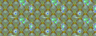 Düz Çiçek Elementleri Tasarımı. Raster illüstrasyonundaki çiçek desenli çizim. Süslü kumaş deseni. Renkli Bahar Teması çizim şablonu.