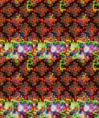 Çiçekler suluboya eskiz deseni. Raster Stili kumaş deseni.