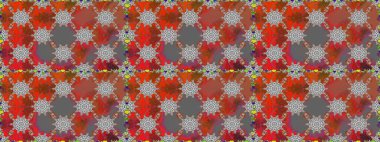 Çiçeksiz desenli arka plan. Gri ve kahverengi renkli çiçekler. Tişört baskısı için çiçek boyama rasteriName.