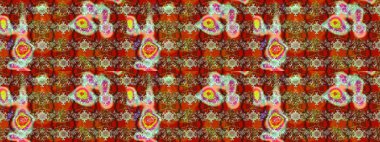 Çiçekli el çizimi çizimi deseni. Modern gelişim kahverengi raster arka plan duvar kâğıdı illüstrasyon klasik çizgili iz sürme desenli çiçekler, çiçekli süsler.