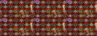 Renkli Bahar Teması eskiz kalıbı. Düz Çiçek Elementleri Tasarımı. Raster..