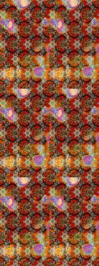 Raster suluboya çiçek deseni, narin çiçekler, kahverengi çiçekler, tebrik kartı şablonu. Güzel kumaş deseni.