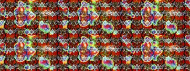 Eskiz modeli etnik tasarım. Çiçekleri, deniz kabukları, mandalaları ve suluboya efektleriyle donanma geçmişi. Yatak çarşafları, ceket, paket tasarımı, kumaş ve moda kavramları için tekstil baskısı.