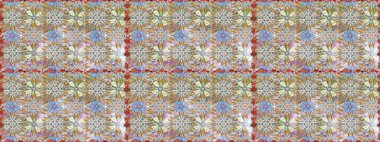 Raster deseni. Küçük çiçekte güzel bir çiçek deseni var. Çiçekli, suluboya desenli kusursuz çiçek deseni.