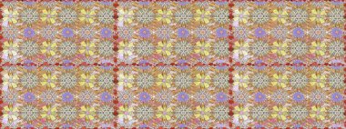 Raster illüstrasyonu. Çiçekli karalama şeklinde Raster çiçek deseni. Tarafsız ve bej renklerde yaz çiçekleri.