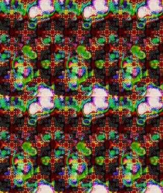 Modaya uygun kumaş deseni. Sevimli çiçek raster deseni. Renkli Yaz Temalı eskiz kalıbı. Düz Çiçek Elementleri Tasarımı.