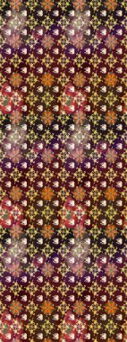 Yumuşak fayans. Yumuşak pamuk tasarımı. Raster 'ın taze dokusu. Paketleme, tekstil, duvar kâğıdı için çiçek eskizi. Klasik çiçek deseni.