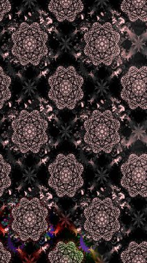 Doodle tarzı. Renkli siyah çizim kalıbı. Siyah renkli çiçekler. Elle çizilmiş sonbahar çiçeği deseni. Tekstil ve kapak tasarımı için mükemmel.