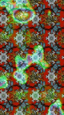 Küçük çaplı çiçeklerdeki basit şirin desenler. Tekstil veya kitap kapakları, imalat, duvar kağıtları, baskı, hediye paketi ve yapıştırma kitabı için çiçek eskizi geçmişi. Raster illüstrasyonu.