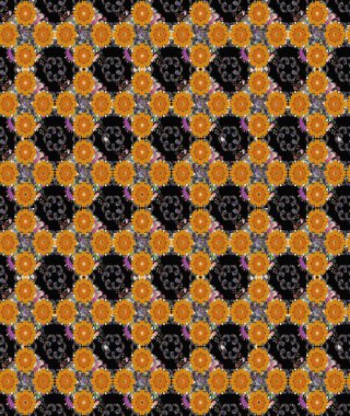 Kıvırcık, parlak örgü. Eski moda arka plan. Raster illüstrasyonu. Desen, çizim, çiçek sınırı. Çiçek çelengi. Güzel, pürüzsüz kumaş, tuval..