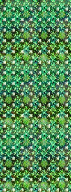 Kabile sanatı boho baskısı, klasik çiçek arkaplanı. Arkaplan dokusu, duvar kağıdı, yeşil renkli çiçek teması. Soyut etnik raster çizim kalıbı.