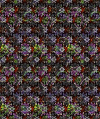 Dekorasyon ve tasarım için güzel bir desen. Eski model. Suluboya çizim kalıbı. Raster illüstrasyonu. Moda baskısı. Çiçeğin suluboya çizimlerinin zarif deseni.