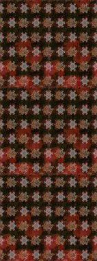 Kızılderili desenli desenli desenli şal deseni. Etnik Mandala süsü. Raster Henna dövme stili. Tekstil, tebrik kartı, boyama kitabı, telefon kılıfı baskısı için kullanılabilir.