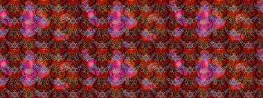 Raster illüstrasyonundaki çiçek desenli çizim. Kahverengi renkli çiçekler. Renkli Yaz Temalı eskiz kalıbı. Düz Çiçek Elementleri Tasarımı.