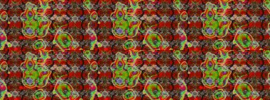 Çizim çiçek deseni duvar kağıdı, web sitesi arka planı, ambalaj kağıdı, davetiye, broşür, afiş veya web sitesi için kullanılabilir. El çizimi Raster çizimi. Karalama elementleri.